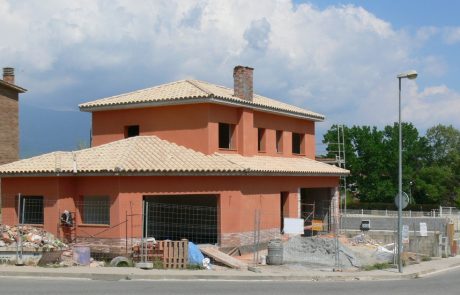 Construction of a villa